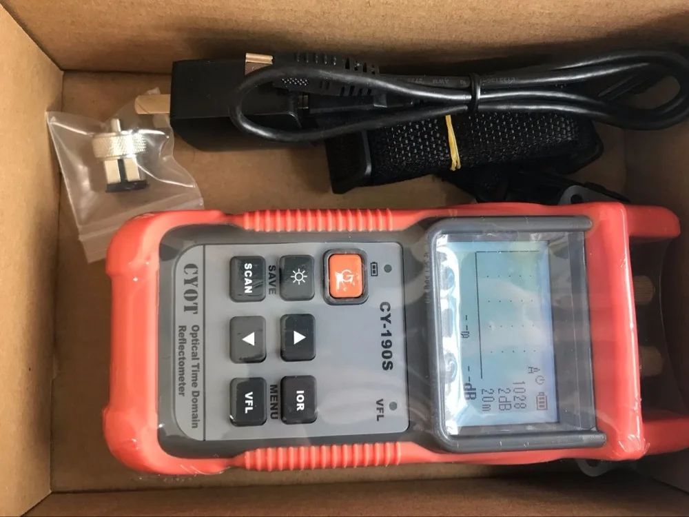 FTTH fiber optical MINI OTDR CY190S 40KM JDSU mts fault detection positioning instrument DHL FAST SHIP
FTTH fiber optical MINI OTDR CY190S 40KM JDSU mts fault detection positioning instrument DHL FAST SHIP