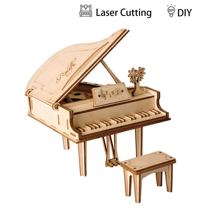 Robotime DIY 3D Laser Cutting Wooden Grand Paino Puzzle Game Gift for Children Kids Model Building Kits Popular Toy TG402
Robotime DIY 3D Laser Cutting Wooden Grand Paino Puzzle Game Gift for Children Kids Model Building Kits Popular Toy TG402
