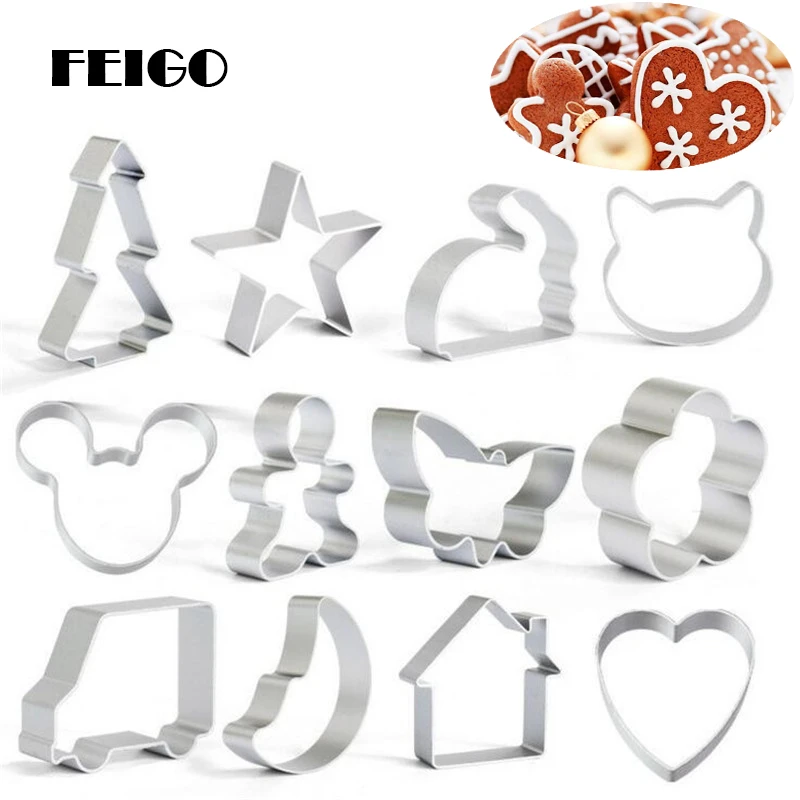 FEIGO Cookie Mould Baking Tool 21 Styles DIY Icing Stamp Biscuit Press Aluminum Mold Dessert Tool Christmas Kitchen Gadgets H253
FEIGO Cookie Mould Baking Tool 21 Styles DIY Icing Stamp Biscuit Press Aluminum Mold Dessert Tool Christmas Kitchen Gadgets H253