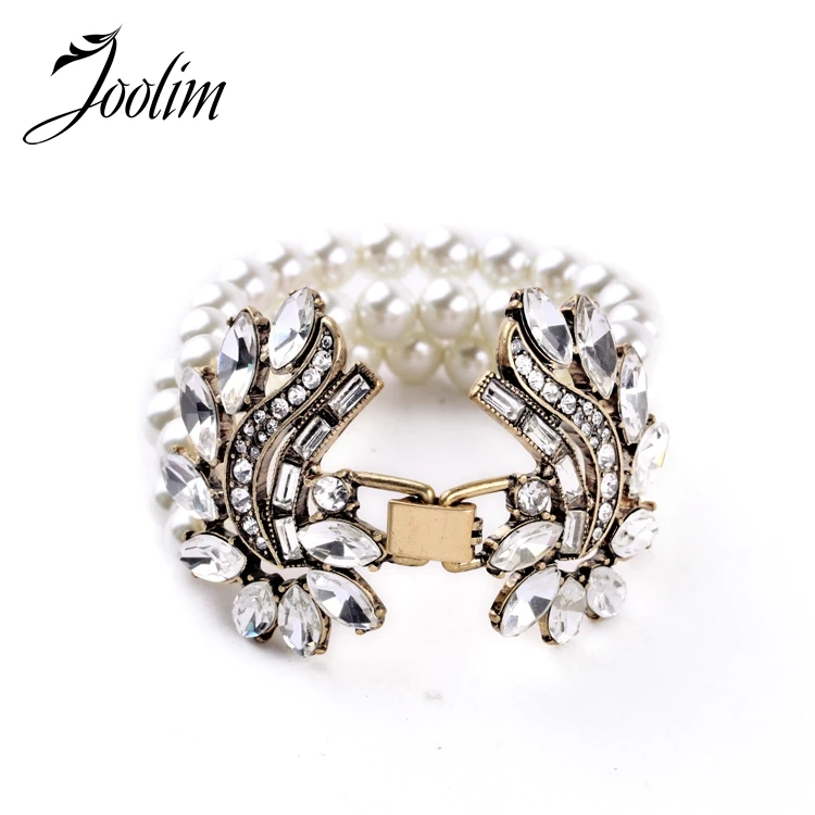 JOOLIM Jewelry Wholesale/Quality Layered Pearl Bracelet Clear Crystal Bracelet Free Shipping
JOOLIM Jewelry Wholesale/Quality Layered Pearl Bracelet Clear Crystal Bracelet Free Shipping