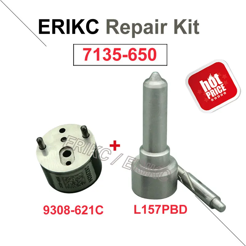 ERIKC 7135-650 Diesel Fuel Injector Repair Kit Nozzle L157PBD Valve 9308-621C For SSANGYONG EJBR03401D EJBR04701D A6640170222
ERIKC 7135-650 Diesel Fuel Injector Repair Kit Nozzle L157PBD Valve 9308-621C For SSANGYONG EJBR03401D EJBR04701D A6640170222