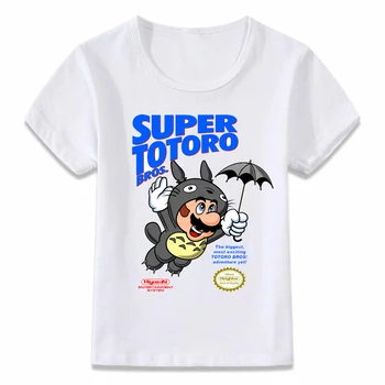 Kids Clothes T Shirt Super Totoro Mario Funny Crossover Children T-shirt for Boys and Girls Toddler Shirts oal110
Kids Clothes T Shirt Super Totoro Mario Funny Crossover Children T-shirt for Boys and Girls Toddler Shirts oal110