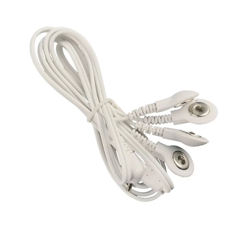 4 Buttons Electrode Wires Cables for Connecting Electrode Pad with TENS Therapy Machine Massager 2.5mm Plug Body Massage
4 Buttons Electrode Wires Cables for Connecting Electrode Pad with TENS Therapy Machine Massager 2.5mm Plug Body Massage