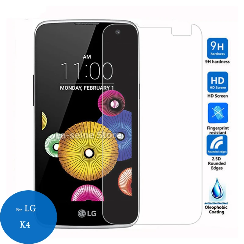For LG K4 Tempered Glass Screen Protector 2.5 9h Safety Protective Film on K 4 Lte K120E K130E K121 K 120e 130E
For LG K4 Tempered Glass Screen Protector 2.5 9h Safety Protective Film on K 4 Lte K120E K130E K121 K 120e 130E