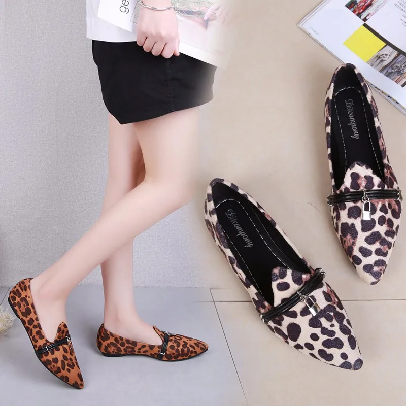 Women Single Shoes Spring Korean Version Pointed Leopard Flat Shoes Single Mouth Shallow Mouth Color Bow Comfortable Women Shoes
Women Single Shoes Spring Korean Version Pointed Leopard Flat Shoes Single Mouth Shallow Mouth Color Bow Comfortable Women Shoes