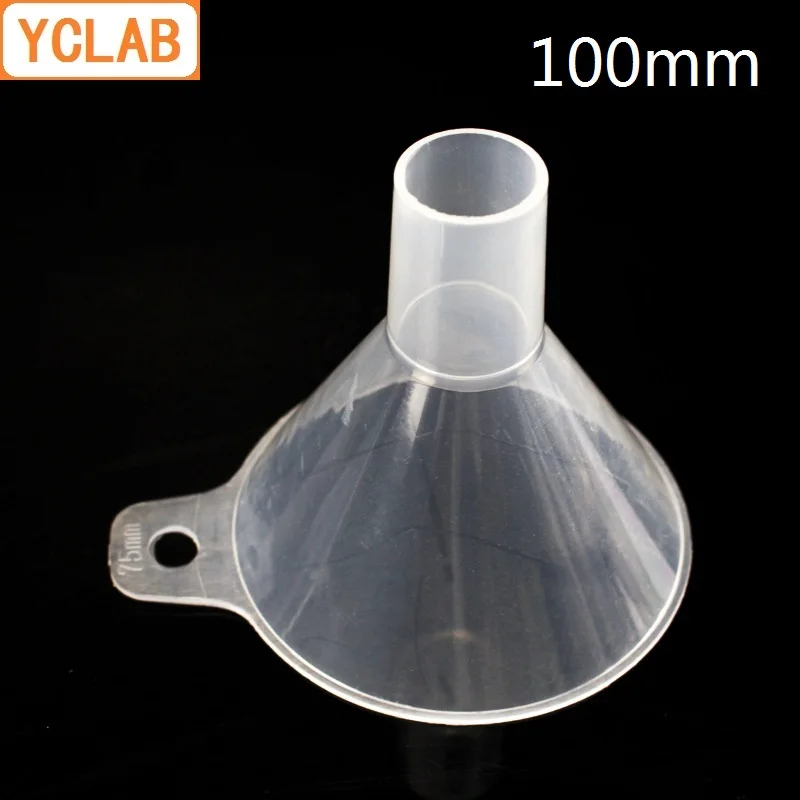 YCLAB 100mm Funnel PP Plastic Flat Head Polypropylene Laboratory Chemistry Equipment
YCLAB 100mm Funnel PP Plastic Flat Head Polypropylene Laboratory Chemistry Equipment