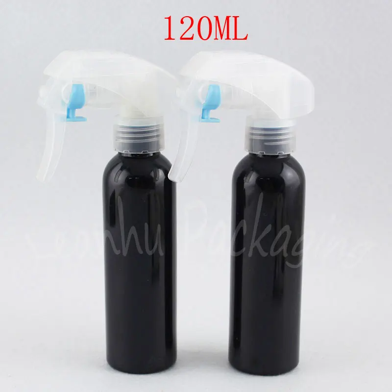 120ML Black Plastic Bottle With Trigger Spray Pump , 120CC Toner / Makeup Water Sub-bottling , Empty Cosmetic Container
120ML Black Plastic Bottle With Trigger Spray Pump , 120CC Toner / Makeup Water Sub-bottling , Empty Cosmetic Container
