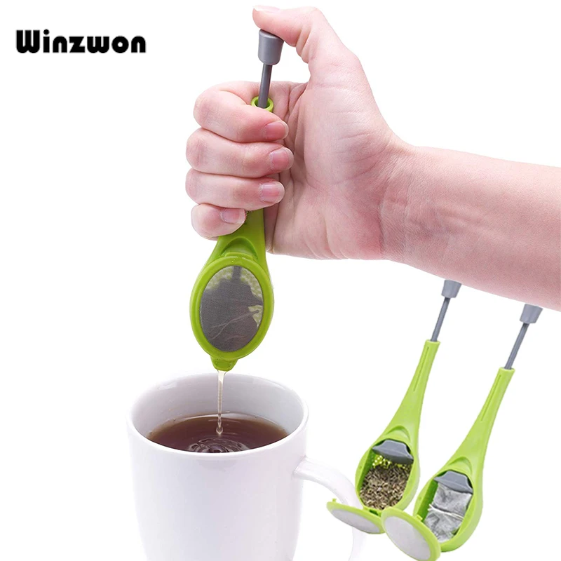 1Pcs Built-in Plunger Healthy Tea Infuser Reusable Intense Flavor Tea Bag Measure Swirl Steep Stir Press PP Tea Coffee Strainer
1Pcs Built-in Plunger Healthy Tea Infuser Reusable Intense Flavor Tea Bag Measure Swirl Steep Stir Press PP Tea Coffee Strainer
