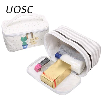 UOSC Cosmetic Bags Cactus Makeup Bag Women Travel Organizer Professional Storage Necessaries Make Up Case Beauty Toiletry Bag
UOSC Cosmetic Bags Cactus Makeup Bag Women Travel Organizer Professional Storage Necessaries Make Up Case Beauty Toiletry Bag