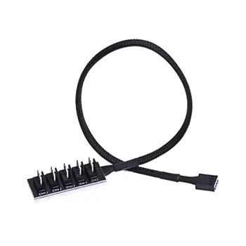 Computer Fans Cables Accessories Fans Supports PWM Temperature Control Motherboard Four-pin Port 3PIN/4PIN Fan Interface Hub 
Computer Fans Cables Accessories Fans Supports PWM Temperature Control Motherboard Four-pin Port 3PIN/4PIN Fan Interface Hub