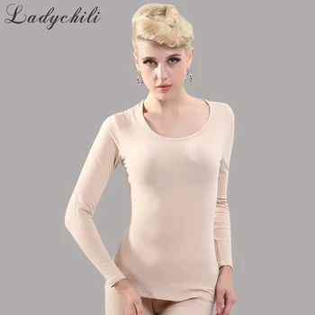 Ladychili Women Intimates Low O Neck Cotton Thin Soft Long Johns Heated Inner Clothing Winter Keep Warm Thermal Underwear K10
Ladychili Women Intimates Low O Neck Cotton Thin Soft Long Johns Heated Inner Clothing Winter Keep Warm Thermal Underwear K10