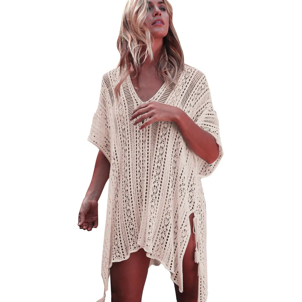 Women's sexy beach dress tunic pareo women's cape Women Bathing Beach Cover Up Dress Bikini Swimsuit Swimwear Crochet Smock C4
Women's sexy beach dress tunic pareo women's cape Women Bathing Beach Cover Up Dress Bikini Swimsuit Swimwear Crochet Smock C4