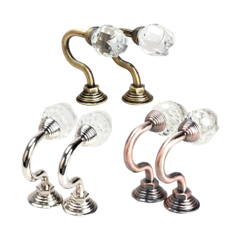 2pcs Large Zinc Allon Rose Head Crystal Hook Curtain Holdback Tassel Wall Tie Back Hanger Holder Curtain Hanging Accessory
2pcs Large Zinc Allon Rose Head Crystal Hook Curtain Holdback Tassel Wall Tie Back Hanger Holder Curtain Hanging Accessory