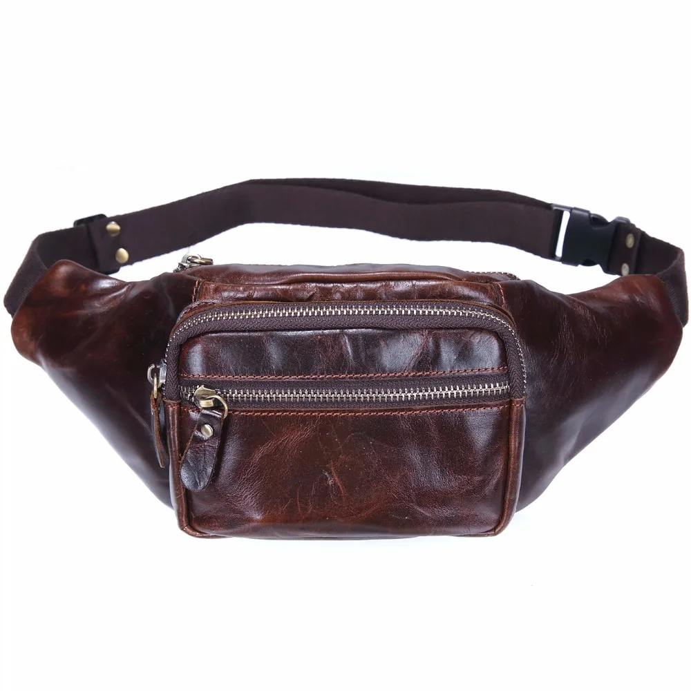 Nesitu Coffee Vintage 100% Guarantee Real Skin Genuine Leather Women Men Waist Bags #M8070 
Nesitu Coffee Vintage 100% Guarantee Real Skin Genuine Leather Women Men Waist Bags #M8070