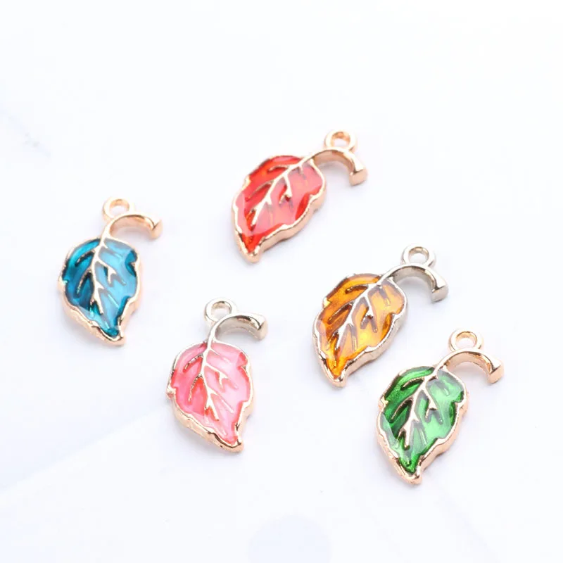 MRHUANG 10PCS 10*20mm leaf Enamel Pendant Charms Gold Tone Oil Drop DIY Bracelet Floating Charms
MRHUANG 10PCS 10*20mm leaf Enamel Pendant Charms Gold Tone Oil Drop DIY Bracelet Floating Charms