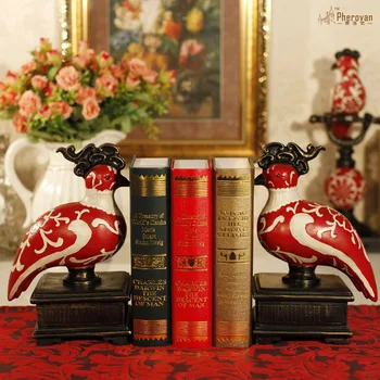 American decoration decoration wedding present study Home Furnishing resin ornaments Yuanyang water bookend Bookends 
American decoration decoration wedding present study Home Furnishing resin ornaments Yuanyang water bookend Bookends