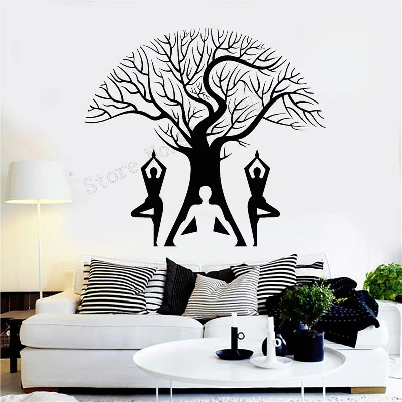 Art Wall Sticker Yoga Pose Tree Wall Decoration Vinyl Art Removeable Poster Buddism Meditation Mural Beauty Ornament LY227
Art Wall Sticker Yoga Pose Tree Wall Decoration Vinyl Art Removeable Poster Buddism Meditation Mural Beauty Ornament LY227