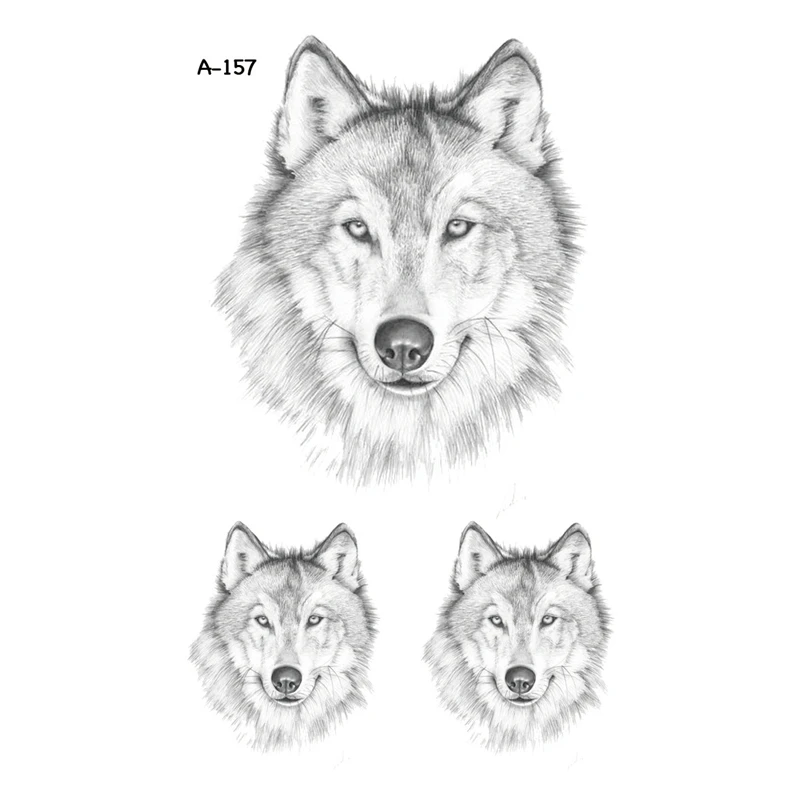 Wyuen New Design Wolf Fake Tattoo Waterproof Temporary Arm Tatoo Stickers for Women Men Body Art Tattoos A-157
Wyuen New Design Wolf Fake Tattoo Waterproof Temporary Arm Tatoo Stickers for Women Men Body Art Tattoos A-157
