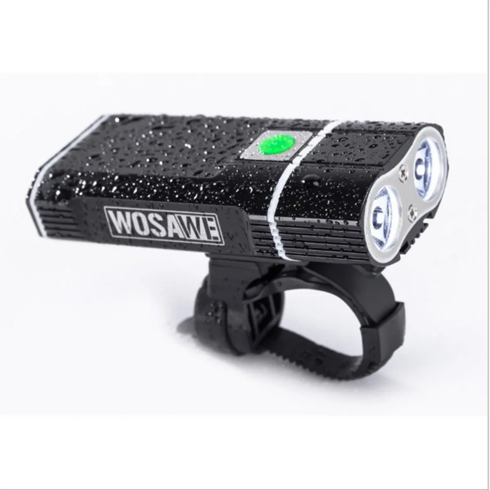 WOSAWE 2400 Lumen Bicycle Light IPX6 Waterproof USB Rechargeable Bike Light 2-XML LED Lamp 5 Modes Flashlight For Night Riding
WOSAWE 2400 Lumen Bicycle Light IPX6 Waterproof USB Rechargeable Bike Light 2-XML LED Lamp 5 Modes Flashlight For Night Riding