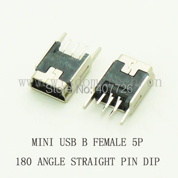 10PCS Mini USB 2.0 Connector Plug-in B Type 5Pin 180Degree Straight Feet DIP Micro Powering Jack Micro USB socket for Camera
10PCS Mini USB 2.0 Connector Plug-in B Type 5Pin 180Degree Straight Feet DIP Micro Powering Jack Micro USB socket for Camera