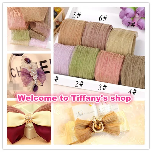 5Meter/lot 38mm Wrinkle Taffeta/Voile Korea Style Ribbon Wedding Party Favor Decoration Craft for Sewing / Accessory DIY
5Meter/lot 38mm Wrinkle Taffeta/Voile Korea Style Ribbon Wedding Party Favor Decoration Craft for Sewing / Accessory DIY