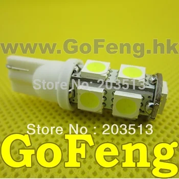 100pcs/lot Wholesales Car Led Light 194 W5W 9smd T10 9 Led Smd 5050 Auto Lamps Lights White Red Green Blue Yellow
100pcs/lot Wholesales Car Led Light 194 W5W 9smd T10 9 Led Smd 5050 Auto Lamps Lights White Red Green Blue Yellow
