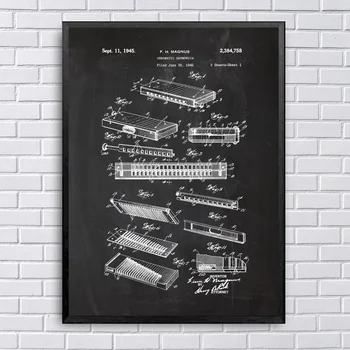 1942 Chromatic Harmonica Patent Dawin Patent Art Canvas Poster Prints Home Wall Decor Painting
1942 Chromatic Harmonica Patent Dawin Patent Art Canvas Poster Prints Home Wall Decor Painting