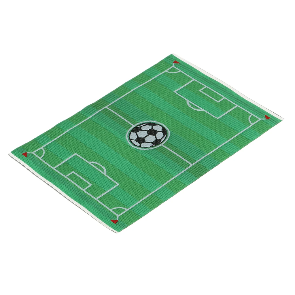 1/12 Scale Dollhouse Miniature Football Field Area Rug/Carpet/Mat Floor Coverings for Dolls House Any Rooms Furniture Decor