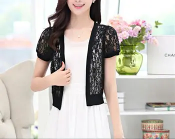 Women Summer Open Front Tops Short Sleeve Floral Lace Crop Tops Plus Size Summer Top Blouse
Women Summer Open Front Tops Short Sleeve Floral Lace Crop Tops Plus Size Summer Top Blouse