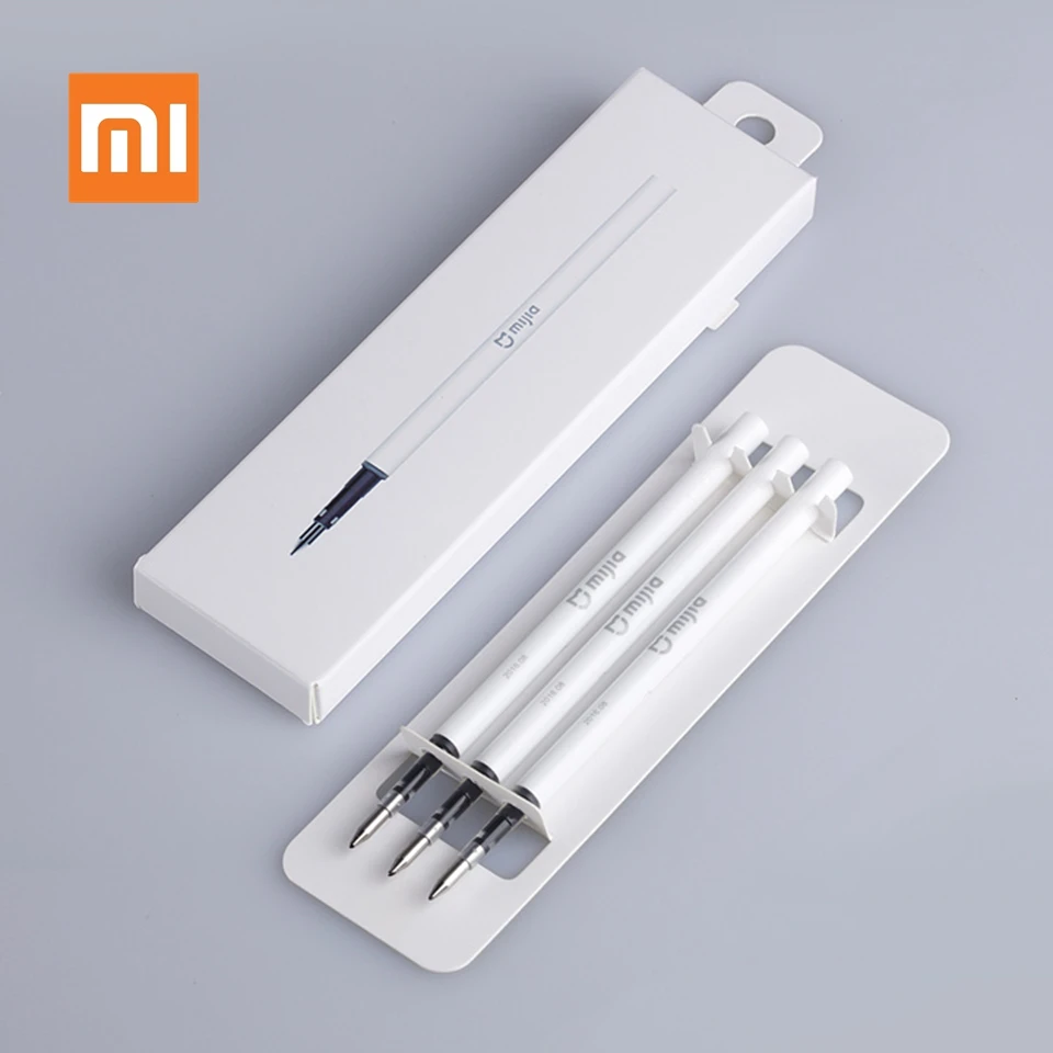 Original Xiaomi Mijia Refills for Xiaomi Sign Pens Replaceable Refills Smooth Switzerland Refill MiKuni Japan Ink for Mi Pens
Original Xiaomi Mijia Refills for Xiaomi Sign Pens Replaceable Refills Smooth Switzerland Refill MiKuni Japan Ink for Mi Pens