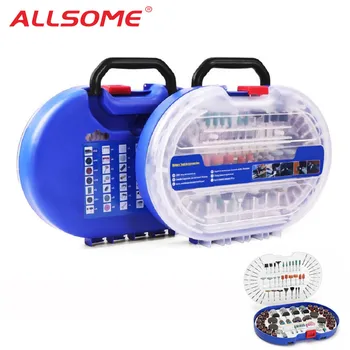 ALLSOME 276PCS Rotary Tool Accessories Rotary Tool Bits Power Tool Accessories for Grinding Polishing Tools for Wood Working