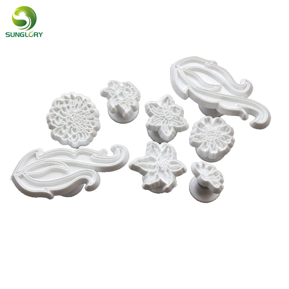 8PCS/SET Flower Pattern Cookie Cutter Plastic Sugarcraft Decoration Cookies Mold Fondant Gumpaste Mould Baking Tools Color White
8PCS/SET Flower Pattern Cookie Cutter Plastic Sugarcraft Decoration Cookies Mold Fondant Gumpaste Mould Baking Tools Color White