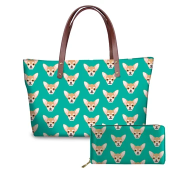 Customized Top-handle Bags for Women 2019 Cute Chihuahua Printed Women's Handbags Wallets and Bags for Ladies Beach Bag Female
Customized Top-handle Bags for Women 2019 Cute Chihuahua Printed Women's Handbags Wallets and Bags for Ladies Beach Bag Female