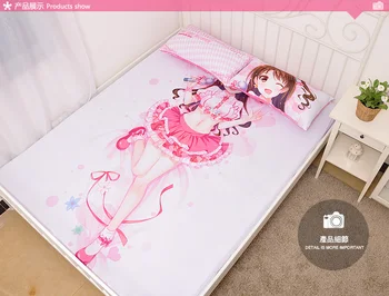 Anime Cartoon The iDOLM@STER Milk Silk Mattress Cover Fitted Sheet Fitted cover bedspread counterpane bedding No.T001
Anime Cartoon The iDOLM@STER Milk Silk Mattress Cover Fitted Sheet Fitted cover bedspread counterpane bedding No.T001