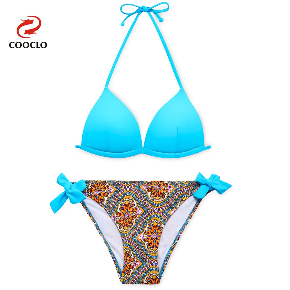 COOCLO Hot Summer Style Bikini Set Push Up Swimwear Padded Swimsuit Bathing Suit Patchwork Beach Wear Swimming Suit for Women
COOCLO Hot Summer Style Bikini Set Push Up Swimwear Padded Swimsuit Bathing Suit Patchwork Beach Wear Swimming Suit for Women