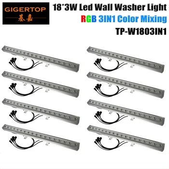 8pcs/lot Stage Lighting LED Wall Washer Light RGB 18 LEDs 3W Indoor Bar DMX512 3/7 Channels for Home Garden Party Wedding Effect
8pcs/lot Stage Lighting LED Wall Washer Light RGB 18 LEDs 3W Indoor Bar DMX512 3/7 Channels for Home Garden Party Wedding Effect