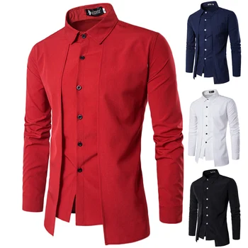 Mens Basic Designed Long Sleeve Dress Shirts Classic Collar Regular-fit Formal Business Work Social Solid Twill Tops Shirt
Mens Basic Designed Long Sleeve Dress Shirts Classic Collar Regular-fit Formal Business Work Social Solid Twill Tops Shirt