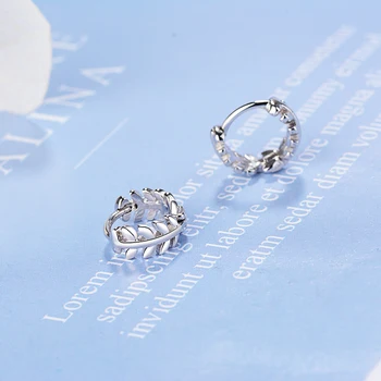 Simple Two Colors Leaf Earrings For Women 925 Sterling Silver Earrings Gift oorbellen pendientes S-E771
Simple Two Colors Leaf Earrings For Women 925 Sterling Silver Earrings Gift oorbellen pendientes S-E771