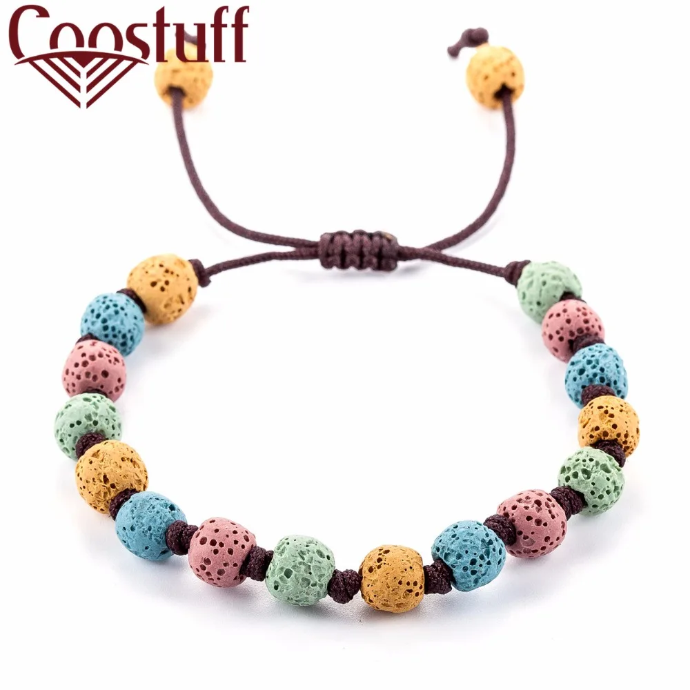 Lava Stone Men Bracelets Bangles For Women and Men Elastic Rope Natural Stone Strand Bracelets Handmade Jewelry
Lava Stone Men Bracelets Bangles For Women and Men Elastic Rope Natural Stone Strand Bracelets Handmade Jewelry