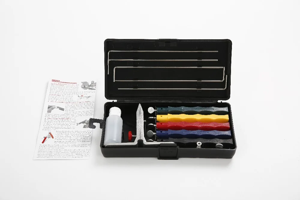 with 4pcs whetstone 2015 Ruixin 3nd steel Apex edge wicked lansky Knife sharpener sharpening system Newest fix angle sharpener
with 4pcs whetstone 2015 Ruixin 3nd steel Apex edge wicked lansky Knife sharpener sharpening system Newest fix angle sharpener