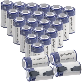 yeckpowo 25 pcs SC batteries power tools battery SUBC rechargeable batterie 1800mah nicd 1.2v color random
yeckpowo 25 pcs SC batteries power tools battery SUBC rechargeable batterie 1800mah nicd 1.2v color random