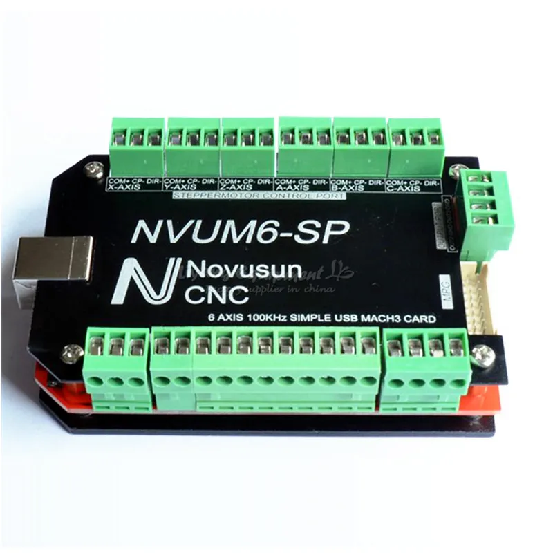 NVUM Multifunctional USB Mach3 Control Card CNC router 3 4 5 6 axis Motion Controller Card Breakout Board
NVUM Multifunctional USB Mach3 Control Card CNC router 3 4 5 6 axis Motion Controller Card Breakout Board