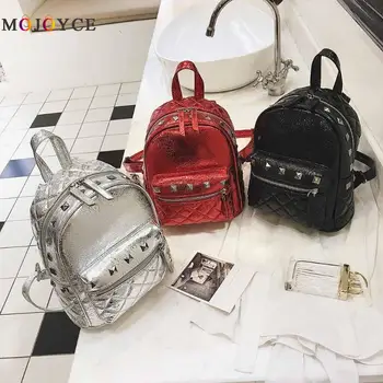 Street Women Lattice PU Leather Backpack Teenager Rivets Backpack Mochila Feminina sac a dos femme
Street Women Lattice PU Leather Backpack Teenager Rivets Backpack Mochila Feminina sac a dos femme