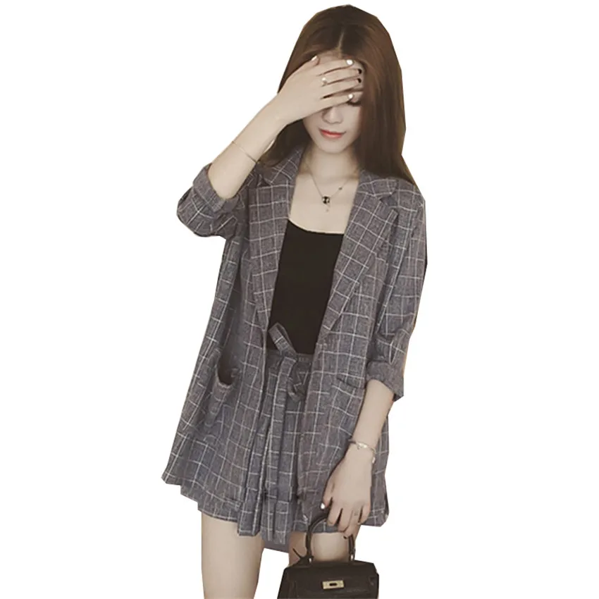 New Loose Lady Midi Long Blazers Summer Two Piece Big Size Women Linen Blazer +Shorts Formal Suits Thin Sun Protection Coat W428
New Loose Lady Midi Long Blazers Summer Two Piece Big Size Women Linen Blazer +Shorts Formal Suits Thin Sun Protection Coat W428