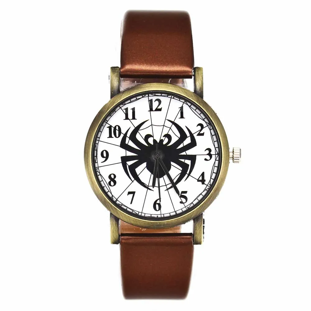 Black Spider Web Men Women Quartz Watches PU Leather Band Fashion Jewelry Unisex Wrist Watch New Arrival
Black Spider Web Men Women Quartz Watches PU Leather Band Fashion Jewelry Unisex Wrist Watch New Arrival