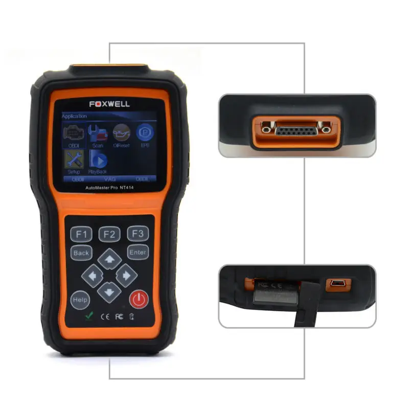 Недавно Foxwell NT414 четыре системы диагностики инструмент сканирования двигатель ABS