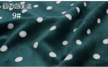 9#dark green Print dot microfiber blue fabric High Quality super soft velboa for DIY sewing toys sofa material velvet(160*100cm) 
9#dark green Print dot microfiber blue fabric High Quality super soft velboa for DIY sewing toys sofa material velvet(160*100cm)