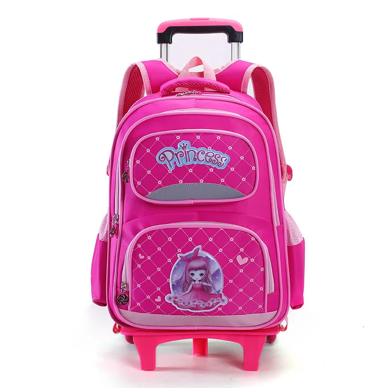 Removable Children School Bags girls With 3 Wheels Stair Kids princess Trolley Schoolbag Luggage Book Bags kids Wheeled Backpack
Removable Children School Bags girls With 3 Wheels Stair Kids princess Trolley Schoolbag Luggage Book Bags kids Wheeled Backpack