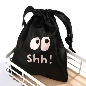 Fashion Cute Nylon Napkin Bag Portable Drawstring Black Storage Bag Cosmetic Makeup Case Jewelry Pouch Organizer
Fashion Cute Nylon Napkin Bag Portable Drawstring Black Storage Bag Cosmetic Makeup Case Jewelry Pouch Organizer