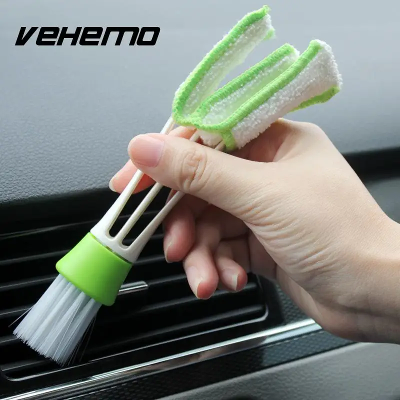 VEHEMO Portable Double Ended Car Air Conditioner Vent Slit Cleaner Brush Dusting Instrumentation Keyboard Cleaning Brushes
VEHEMO Portable Double Ended Car Air Conditioner Vent Slit Cleaner Brush Dusting Instrumentation Keyboard Cleaning Brushes